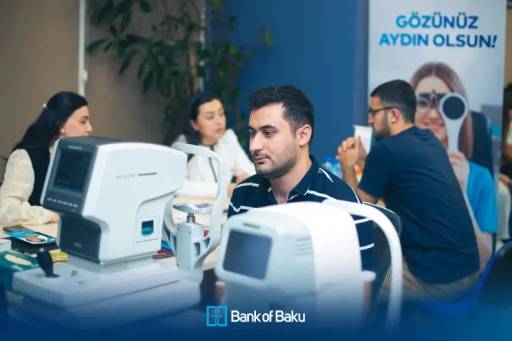 Bank of Baku-dan “Gözünüz aydın olsun!” şüarı ilə sağlamlıq aksiyası